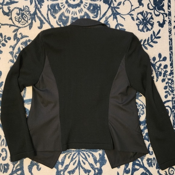 Olsen europe navy blue cardigan blazer size 8/Euro size 38 - Picture 2 of 6